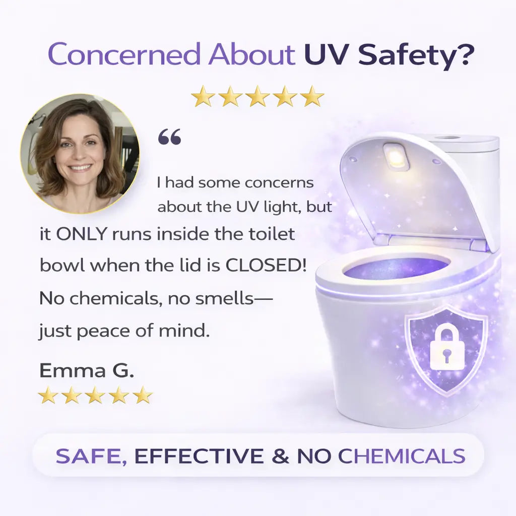 Aurivio | UV Self-Cleaning Toilet Sanitizer & Night Light